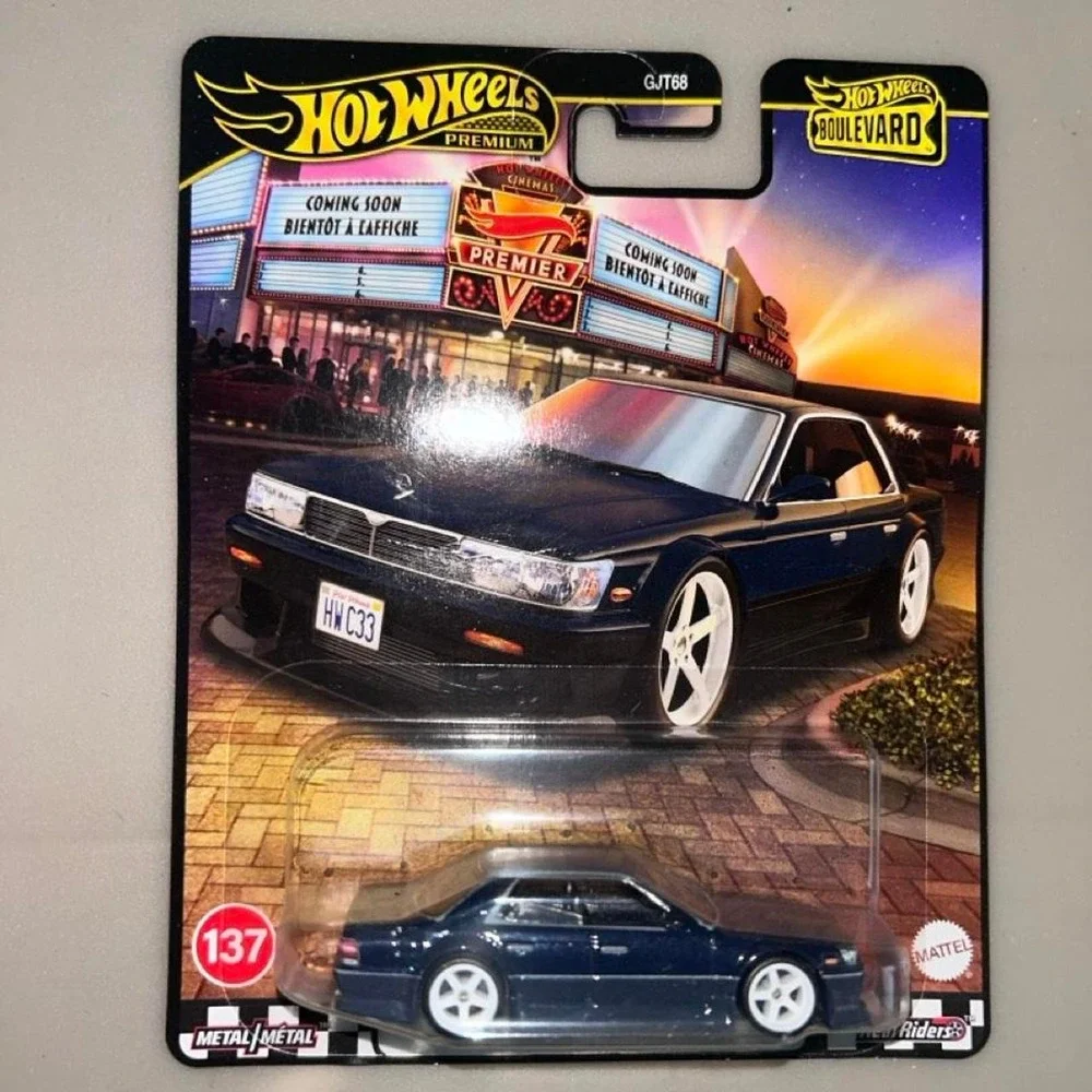 Hot Wheels Premium Nissan Laurel C33 Blue JDM Diecast Car RHD